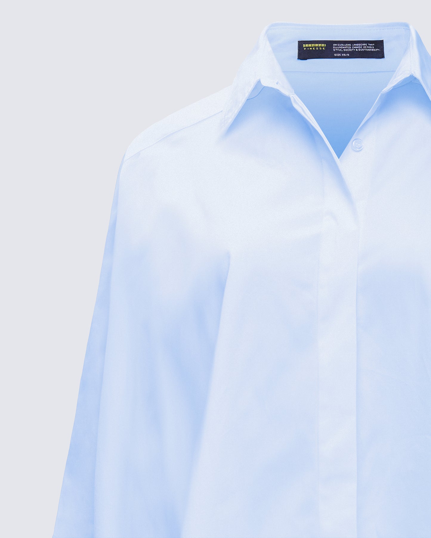 Hesper Blue Box Cut Shirt