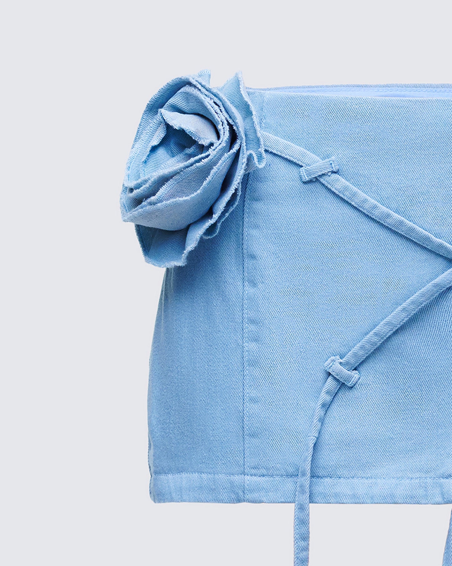 Delores Blue Denim Mini Skirt