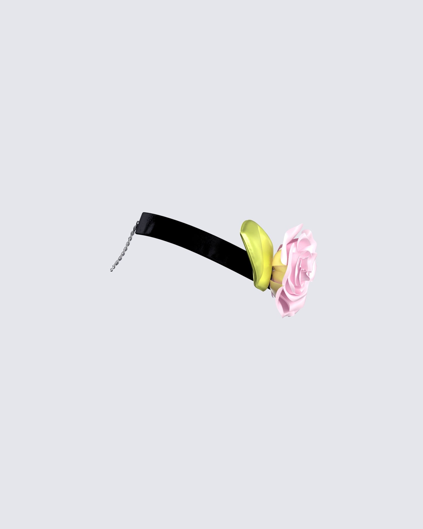 Yvonne Pink Flower Choker