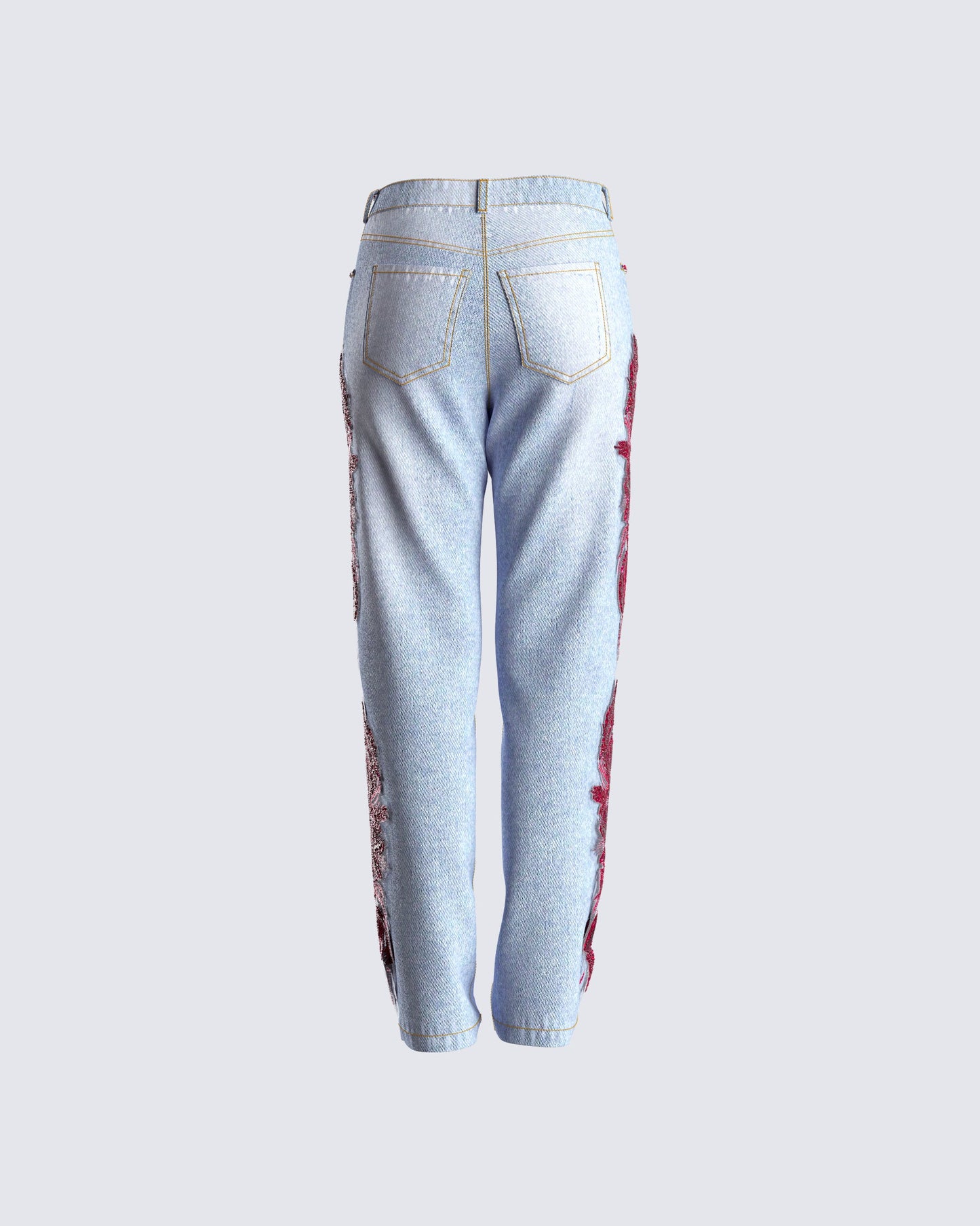 Marek Embellished Blue Jeans