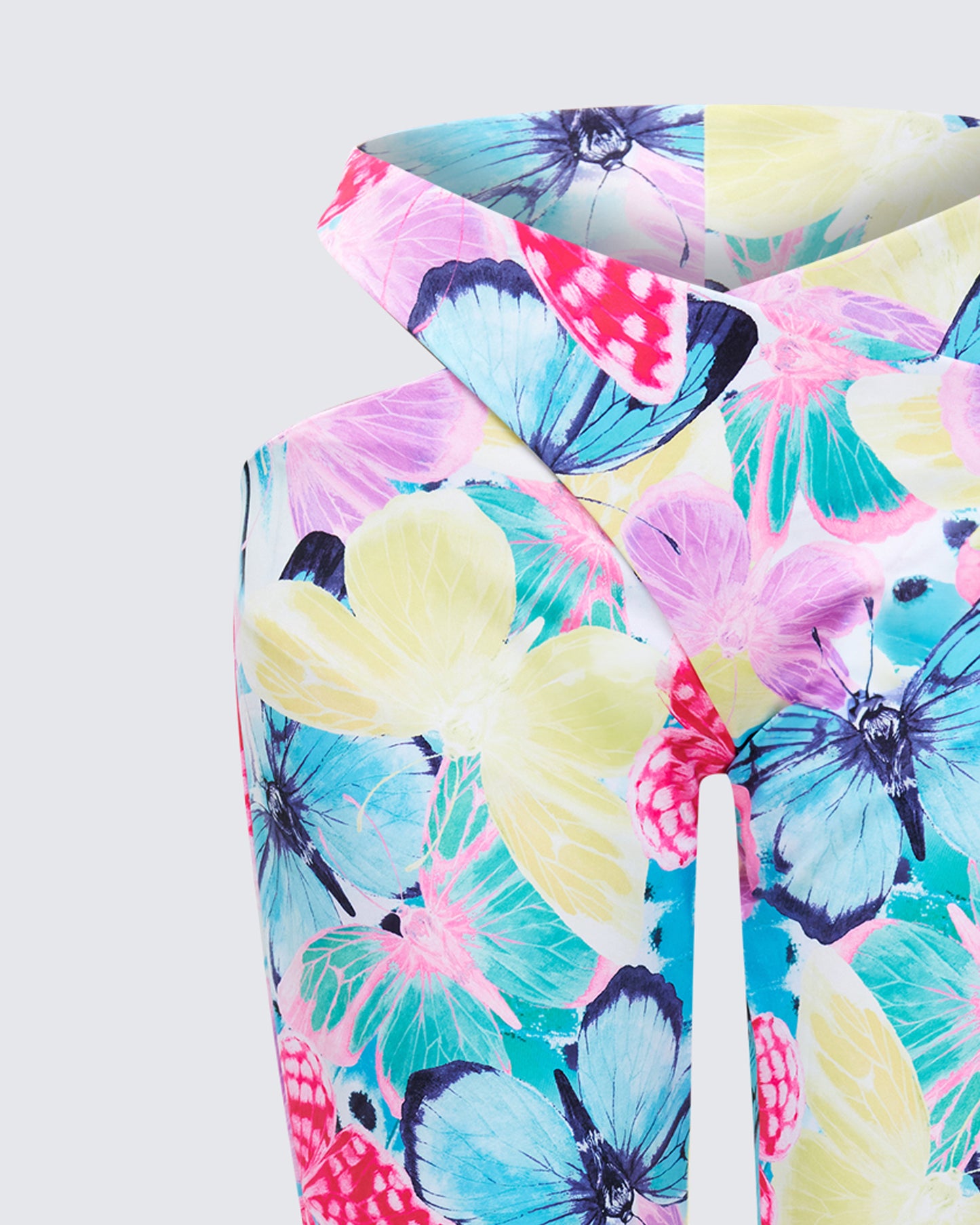 Kandi Printed Wrap Flare Pant