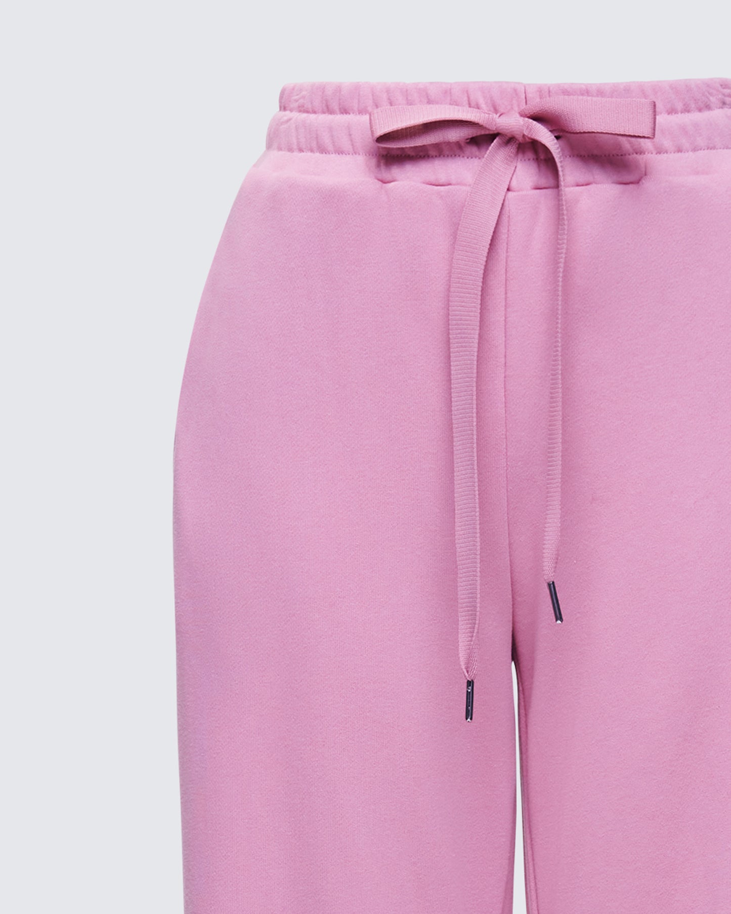 Una Pink Stacked Leg Toggle Sweatpant