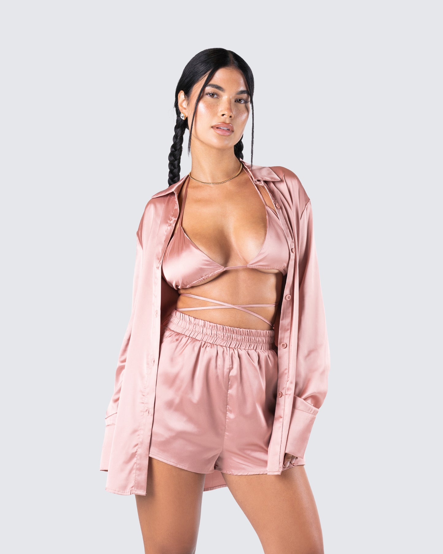 Gracie Satin Set
