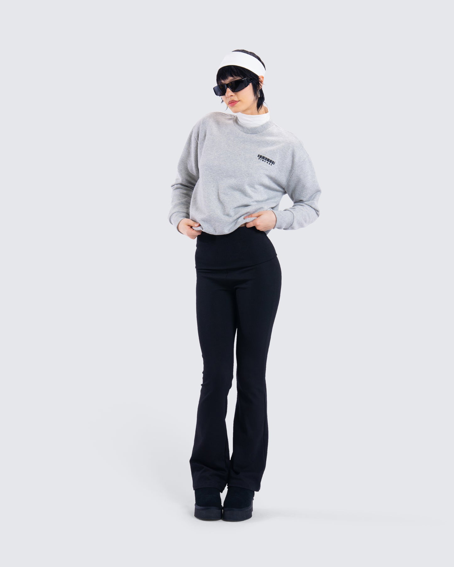 Kemi Heather Grey Logo Sweatshirt