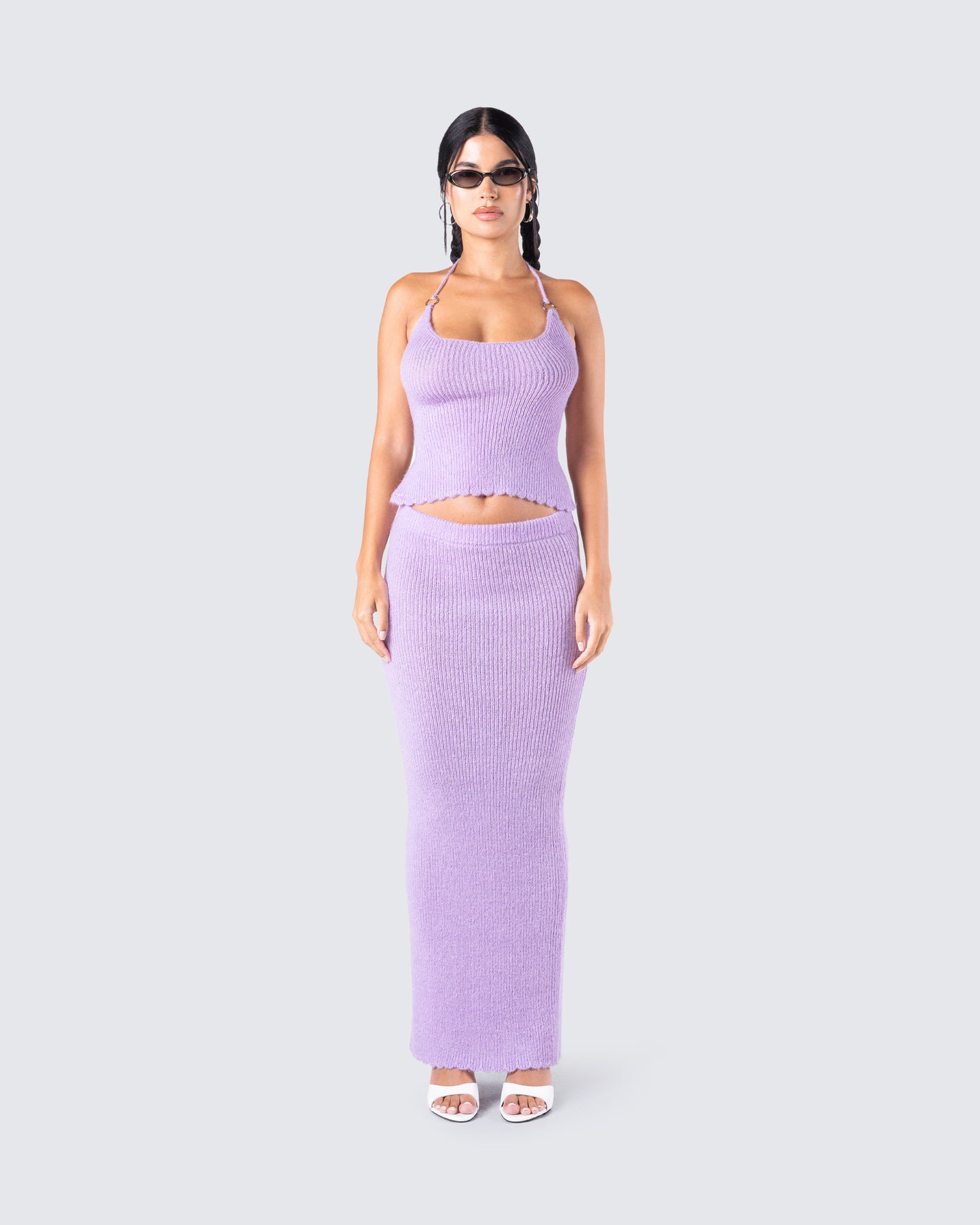 Liberty Lavender Knit Top
