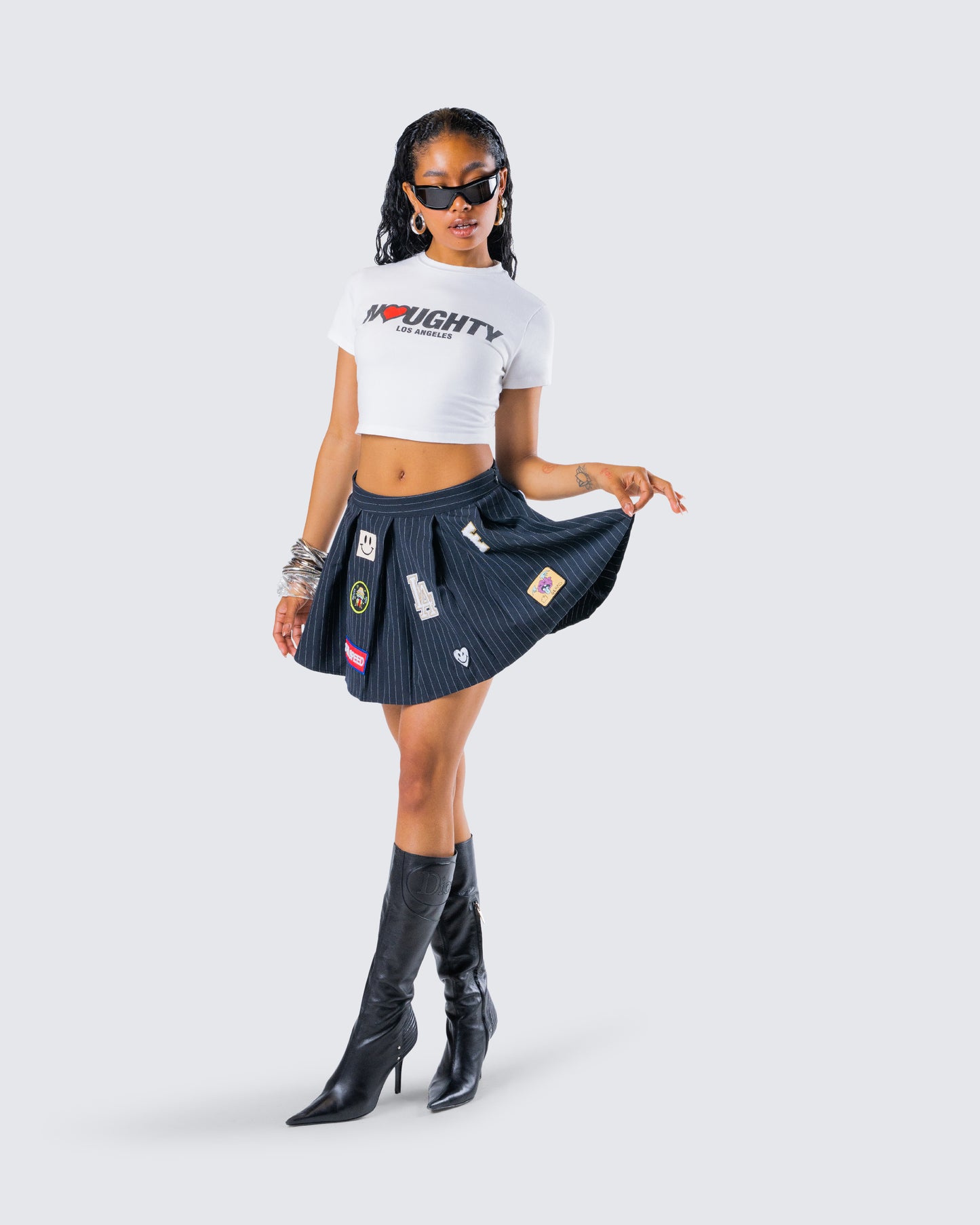 Teagan Patch Mini Skirt