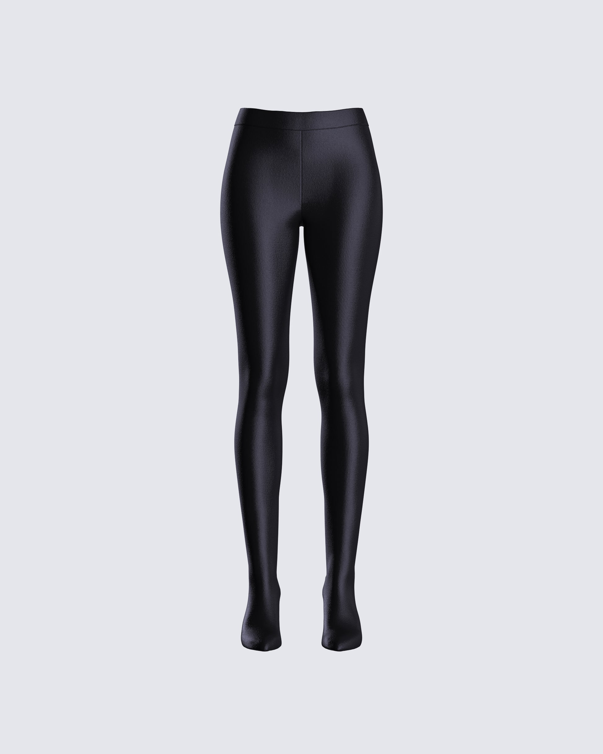 Lux Black High Heel Leggings product front