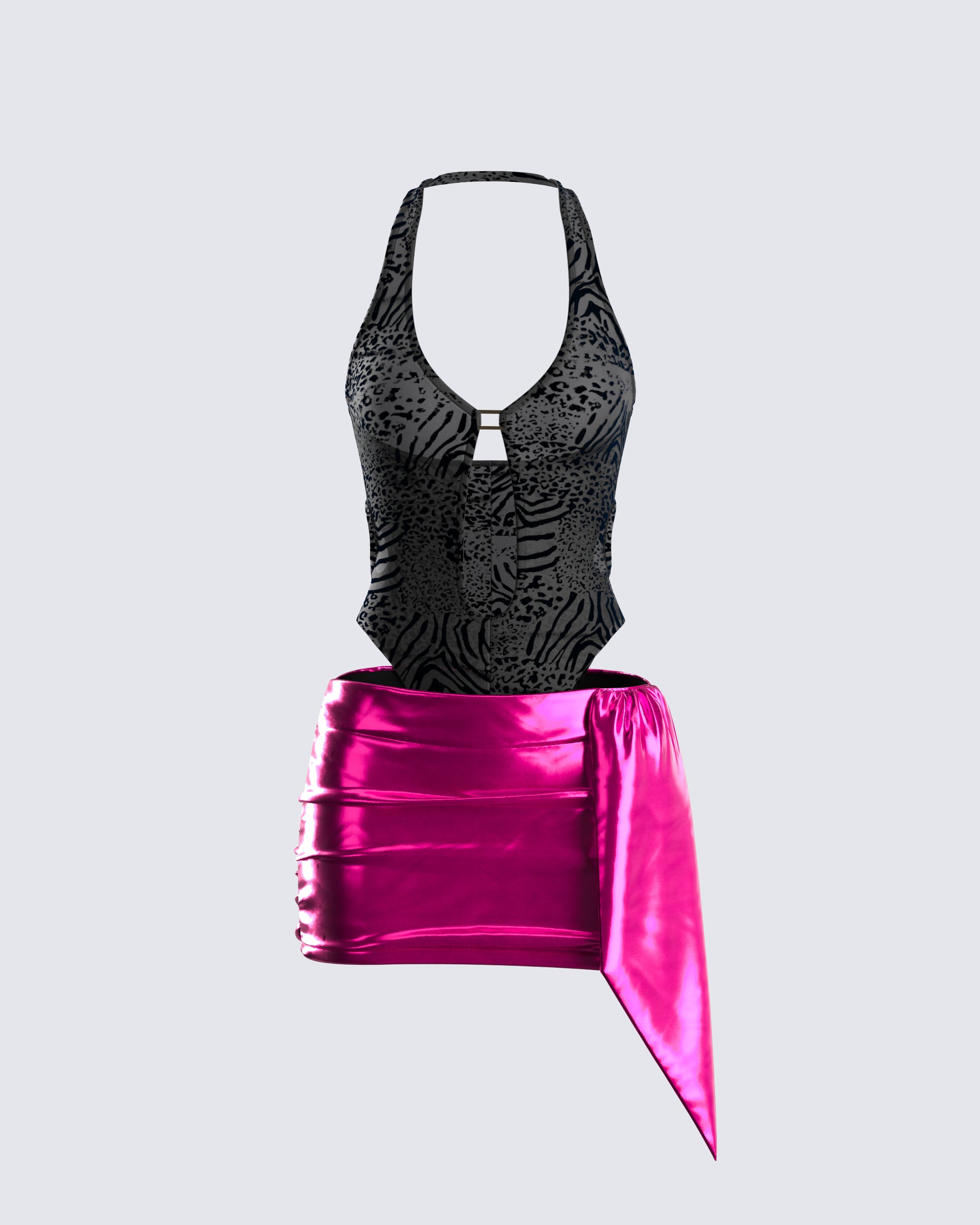 Raquel Animal Print Set 3d product front