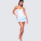 Dory White Satin Corset Top