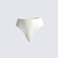 Yanni Cream Jersey Booty Short 3d product front