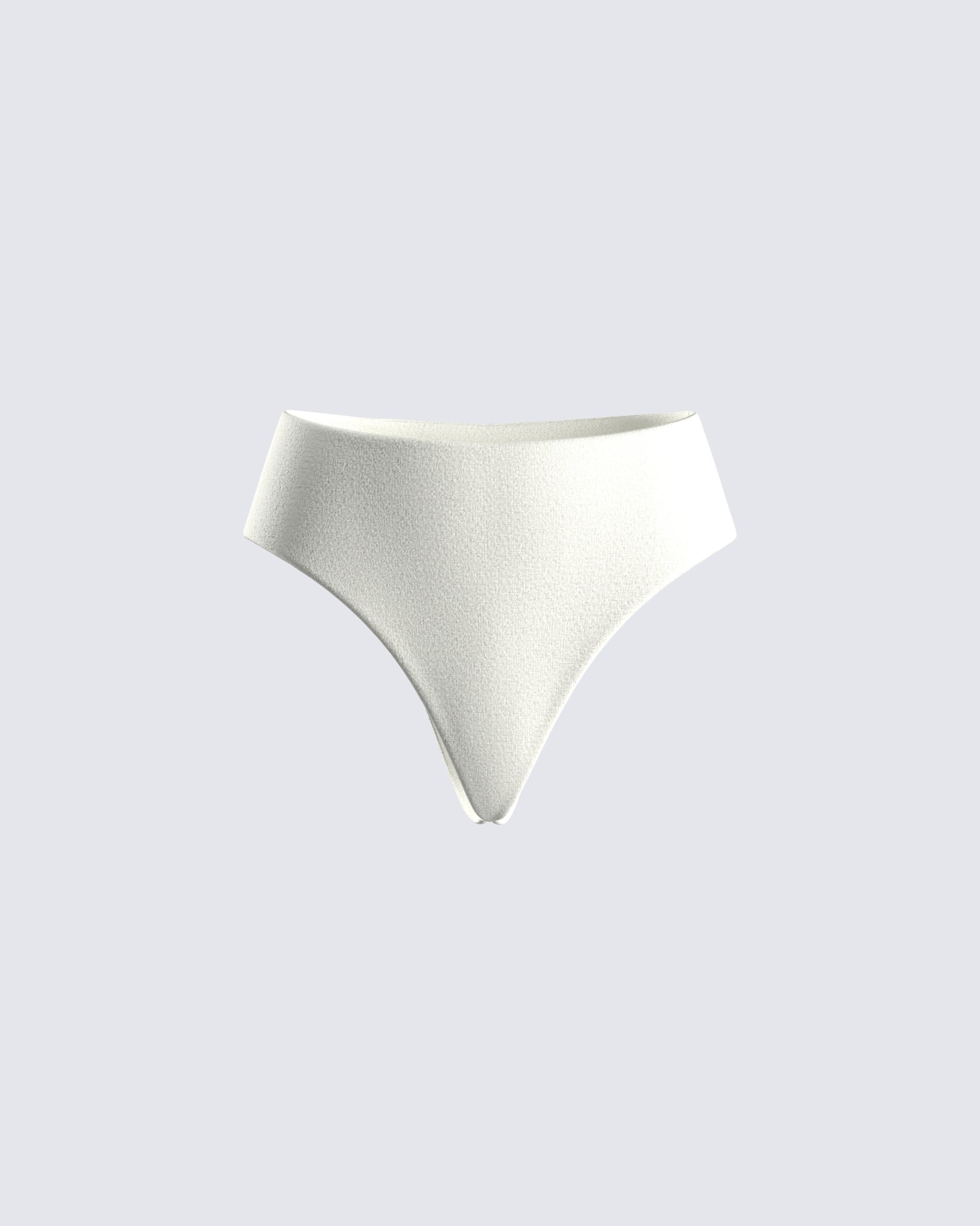 Yanni Cream Jersey Booty Short 3d product front