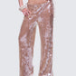Speranza Clear Sequin Tie Pants