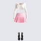 Bella Pink Pleated Set product front