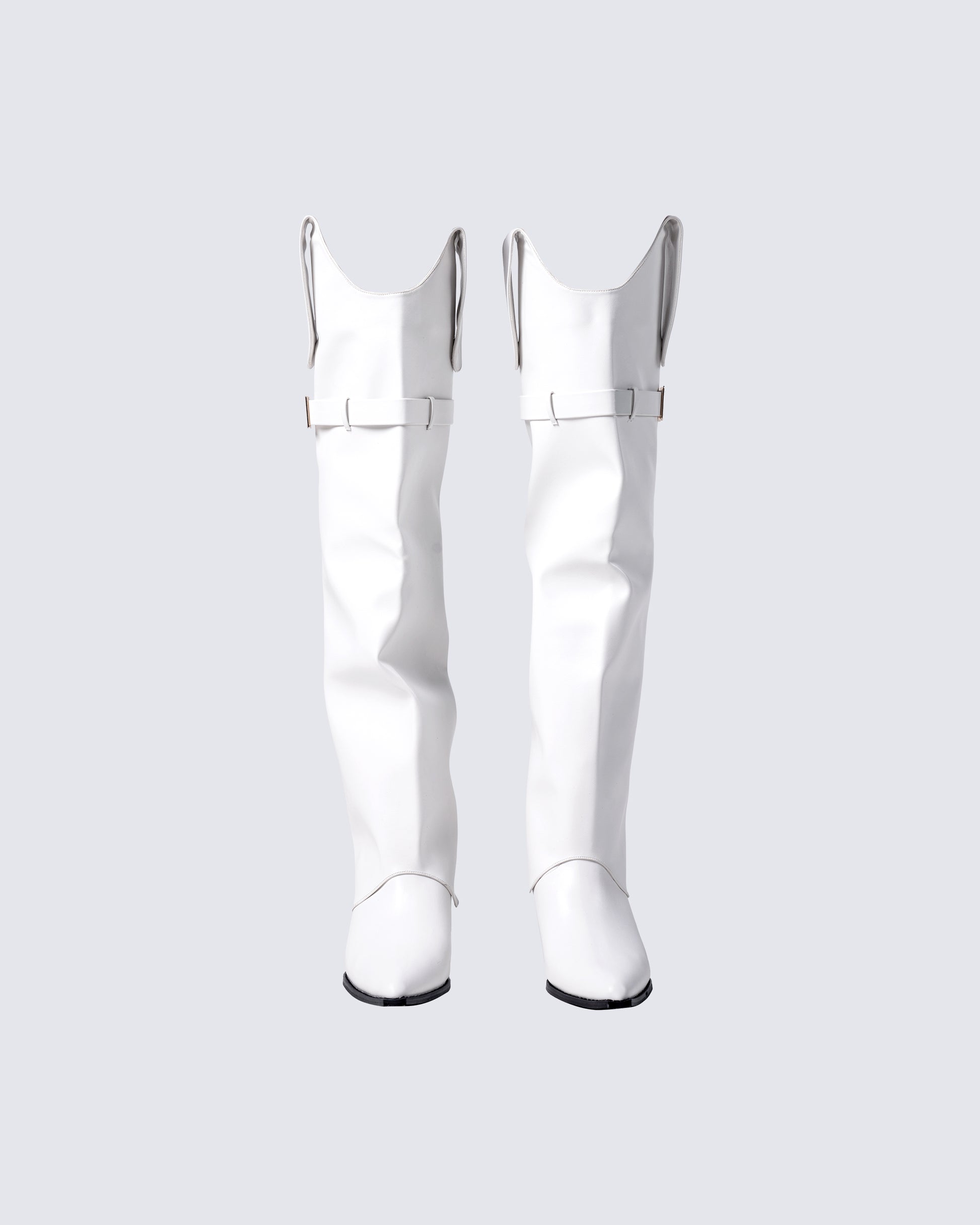 Jupiter White Convertible Boot product front