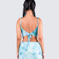 Bahia Mint Floral Print Top