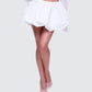 Seona White Bubble Mini Skirt