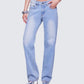 Achara Blue Denim Low Rise Jean