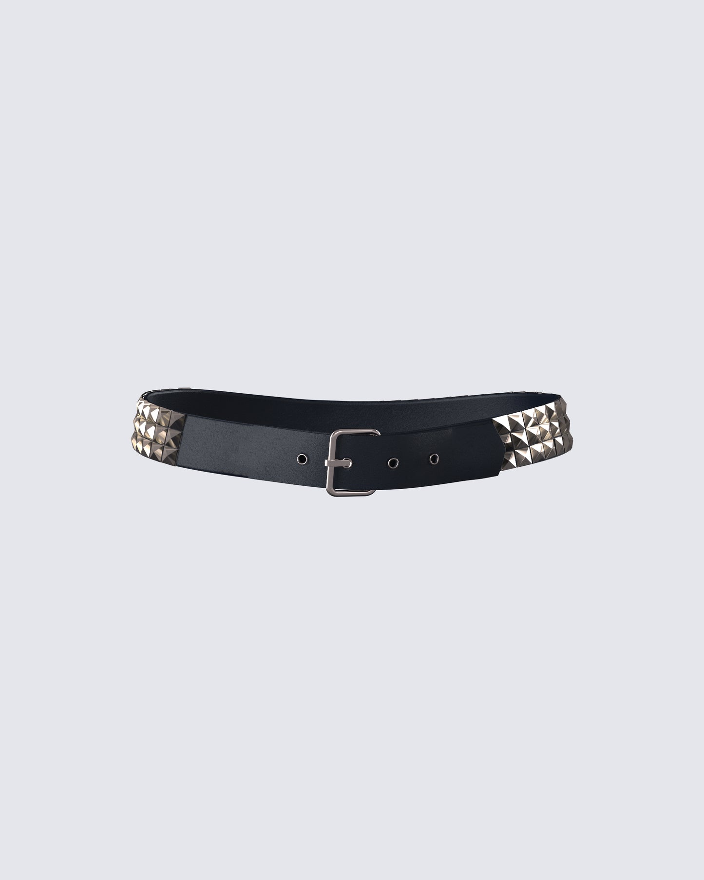 Karen Black Pyramid Stud Belt product front