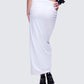 Cerelina White Jersey Maxi Skirt