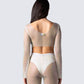 Yanni Cream Rhinestone Top