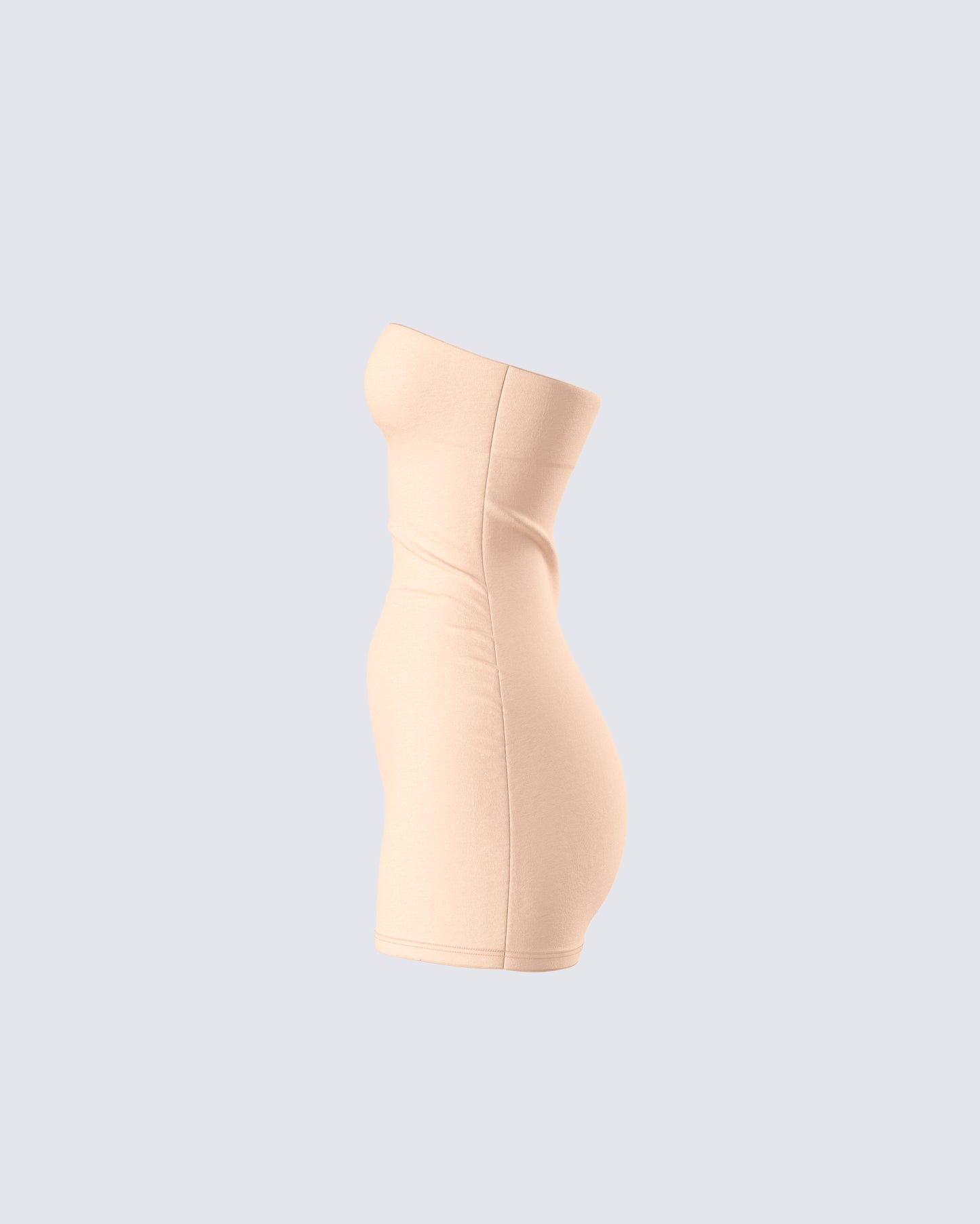 Maxine Beige Jersey Tube Dress