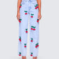 Cheri Cherry Blue Denim Jean model front