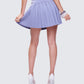Lucien Blue Ribbon Path Knitted Pleated Skirt