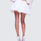 Seona White Bubble Mini Skirt