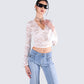 Priya White Lace Top