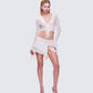 Maeve Ivory Lace Mini Skirt