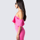 Maro Pink Off Shoulder Top