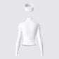 Kemi White Jersey Top And Headband