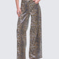Eider Leopard Print Sequin Pant