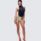Posie Gold Sequin Mini Shorts