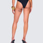Halsey Black Cheeky Bikini Bottom