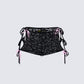 Halsey Black Lace Side Tie Short product front