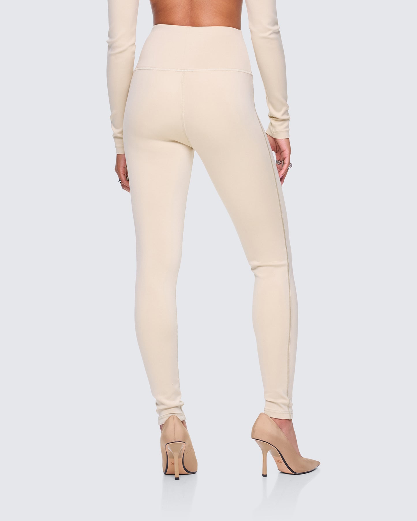 Jyn Khaki Jersey Leggings