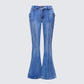 Christie Blue Mid Rise Jeans product front