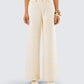 Havanah Ivory Tweed Mid Rise Pant model front