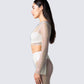 Yanni Cream Rhinestone Top