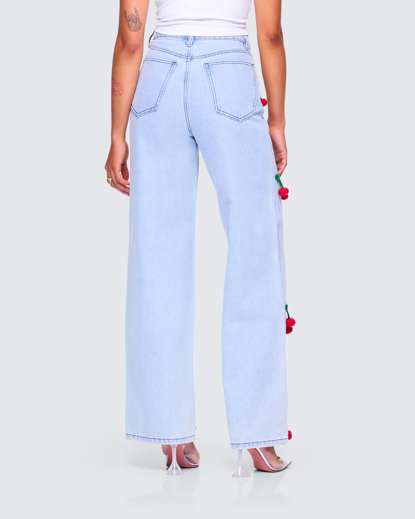 Cheri Cherry Blue Denim Jean