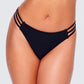 Halsey Black Cheeky Bikini Bottom