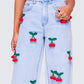 Cheri Cherry Blue Denim Jean