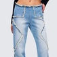 Kaiana Blue Denim Straight Leg Jeans