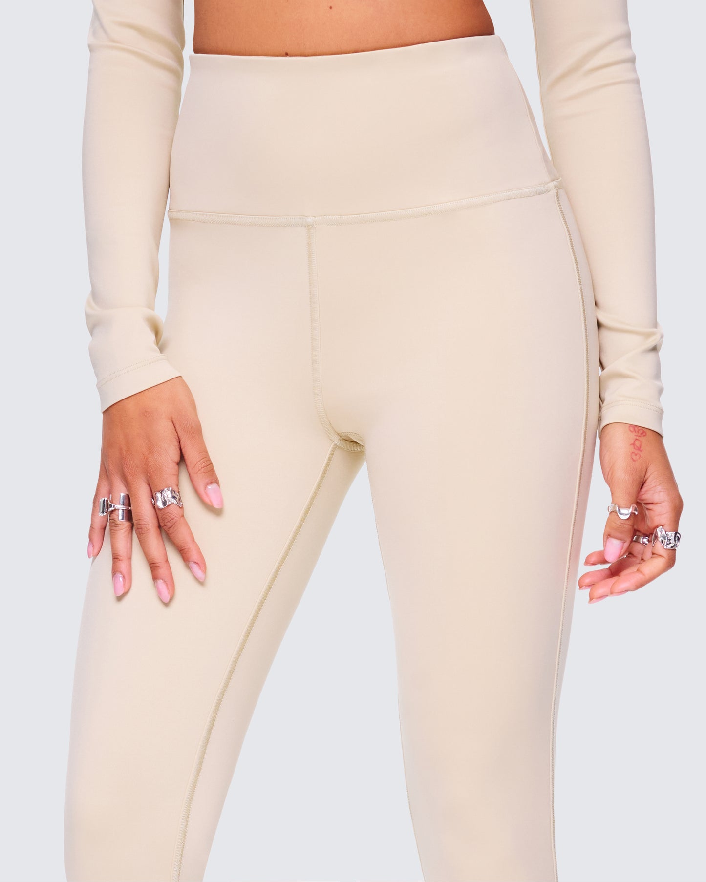 Jyn Khaki Jersey Leggings