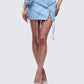 Delores Blue Denim Mini Skirt