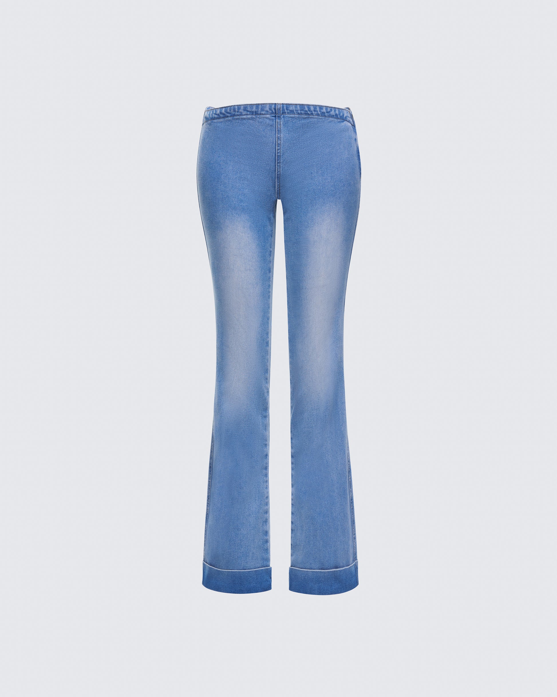 Juliana Blue Denim Low Rise Jean 3d product front