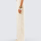 Havanah Ivory Tweed Mid Rise Pant
