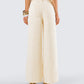 Havanah Ivory Tweed Mid Rise Pant