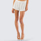 Jordana Ivory Duck Print Short